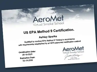 Virtual Smoke School Certificate