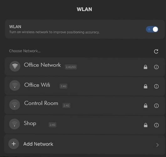 Connect to Wi-Fi